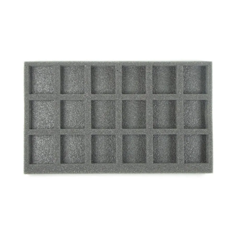 

Армейский поднос диаметром 1 1/2 дюйма — 18 больших моделей, Battle Foam - Troop & Army Trays