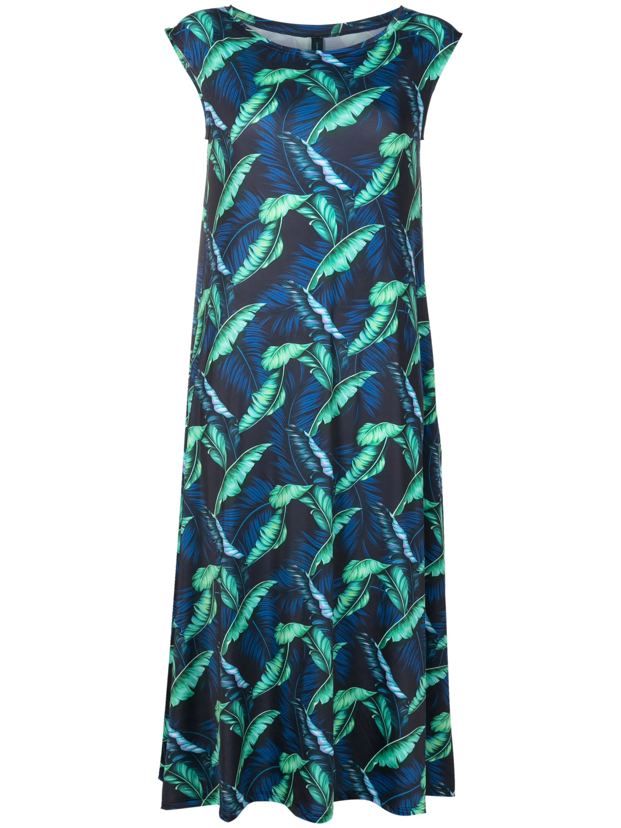 

Платье миди Tie с принтом Lygia & Nanny, синий