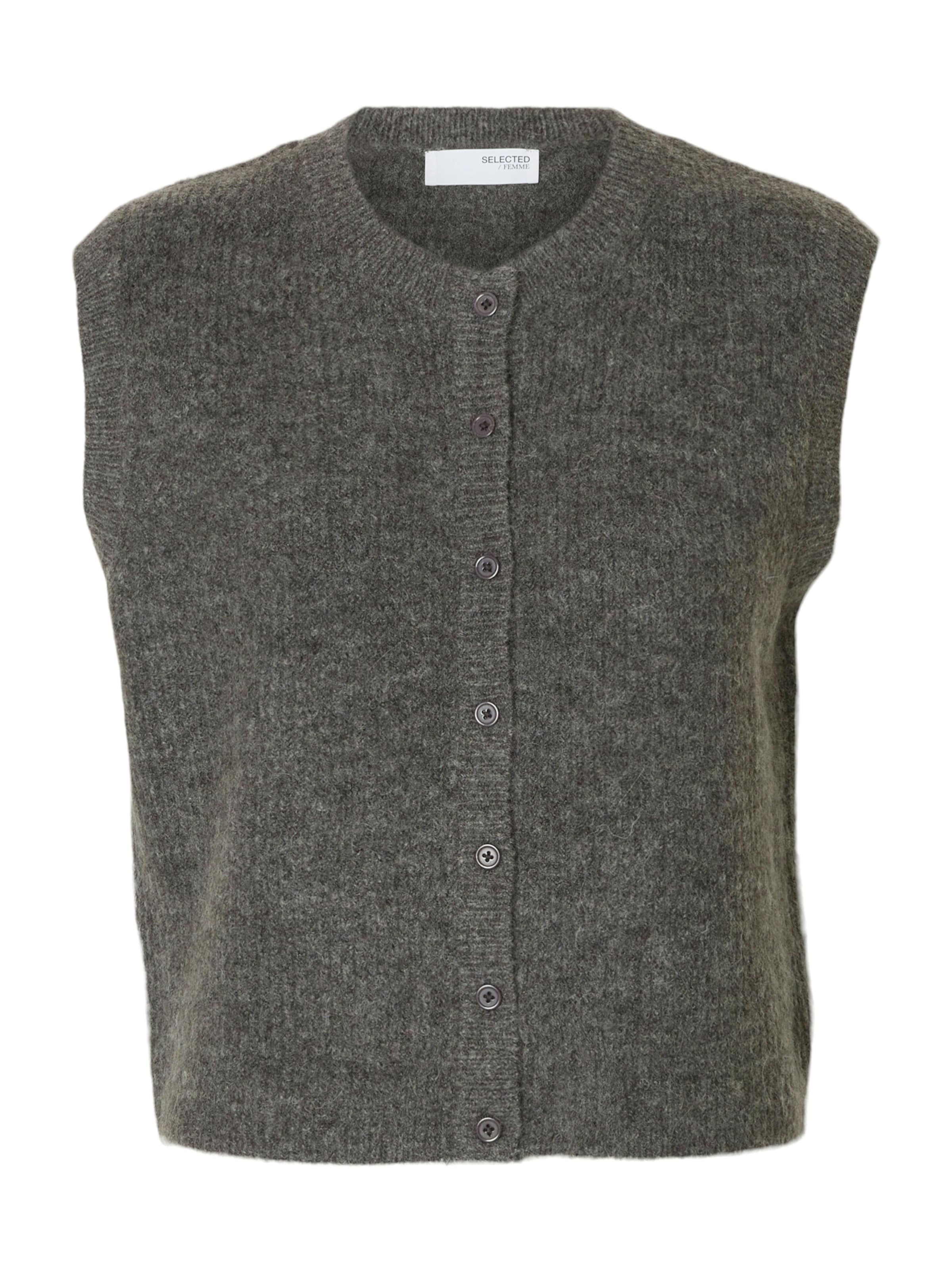 

SELECTED Вязаный жилет 'SLFLULU' в крапчатом сером цвете