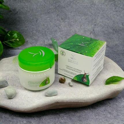Крем для лица Ischia Sorgente Di Bellezza — ISB Regenerating Tag Cream Snail Slime с улиточной слизью и термальной водой с острова, 100 мл — фото 2