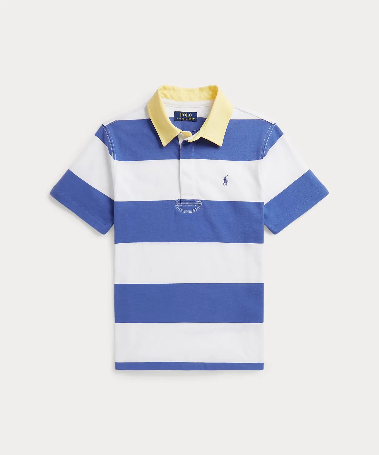 Футболка поло с коротким рукавом Ralph Lauren Kids белая — фото 2