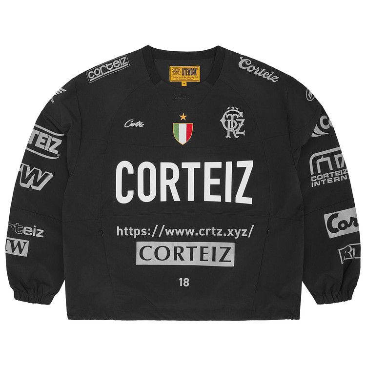 

Пуловер Corteiz Sponsors Training Pullover, Black