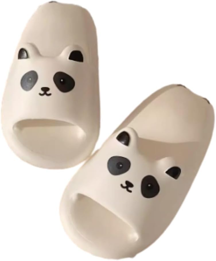 

Милые домашние тапочки irLocy в виде медведя, кота, свинки, животного, для дома, для женщин и мужчин, летние мультяшные шлепанцы, белый