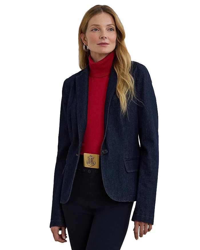 

Джинсовый блейзер Ralph Lauren, синий