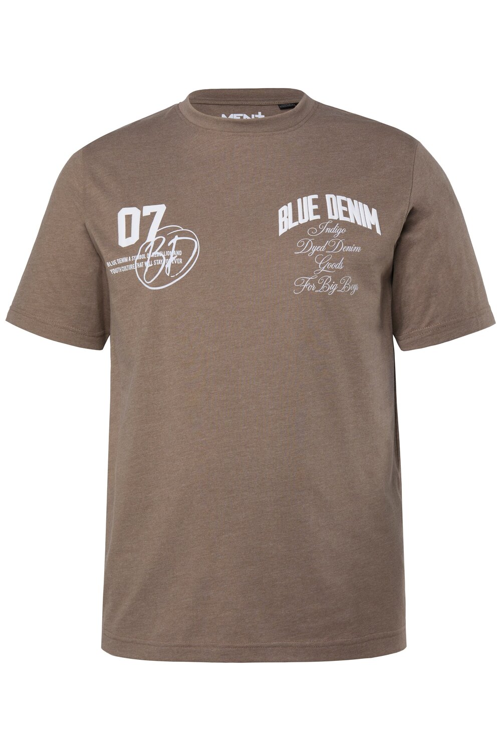 

Men Plus Футболка в светло-коричневом цвете