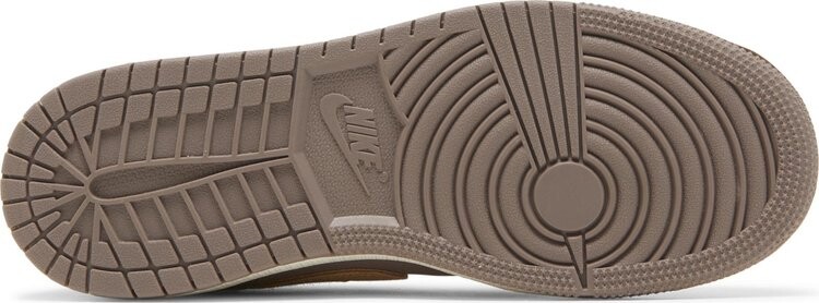 Кроссовки Air Jordan 1 Low SE Craft GS 'Inside Out - Taupe Haze', загар — фото 4