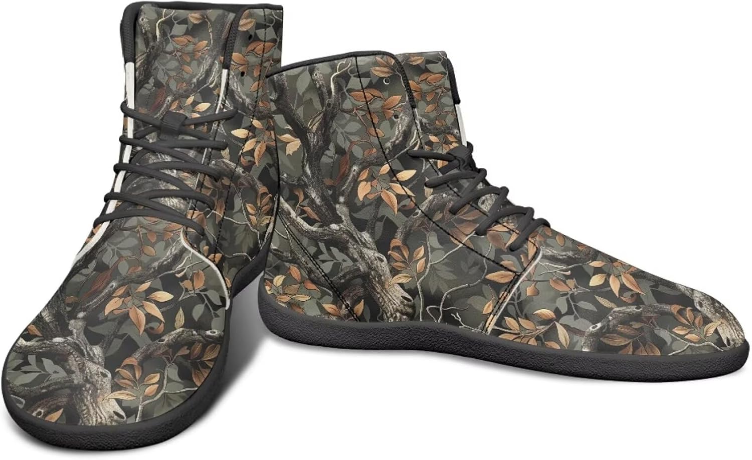 Походные ботинки Binienty Unisex Barefoot для мужчин и женщин, с широким носком, Hunting Camouflage Forest — фото 3