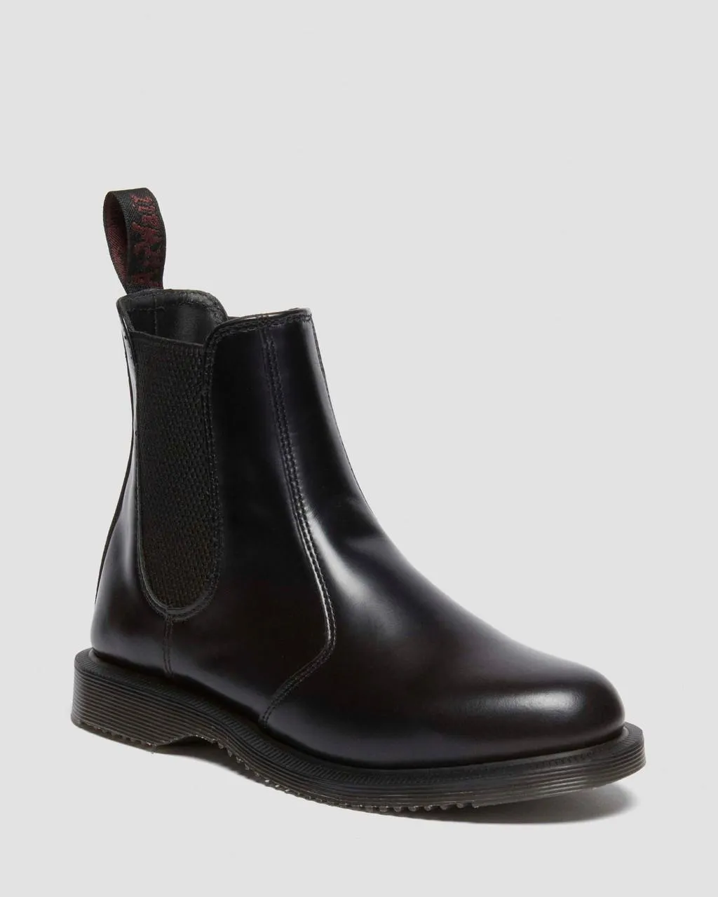 

Гладкие ботинки челси Dr. Martens Flora, цвет Black — Polished Smooth