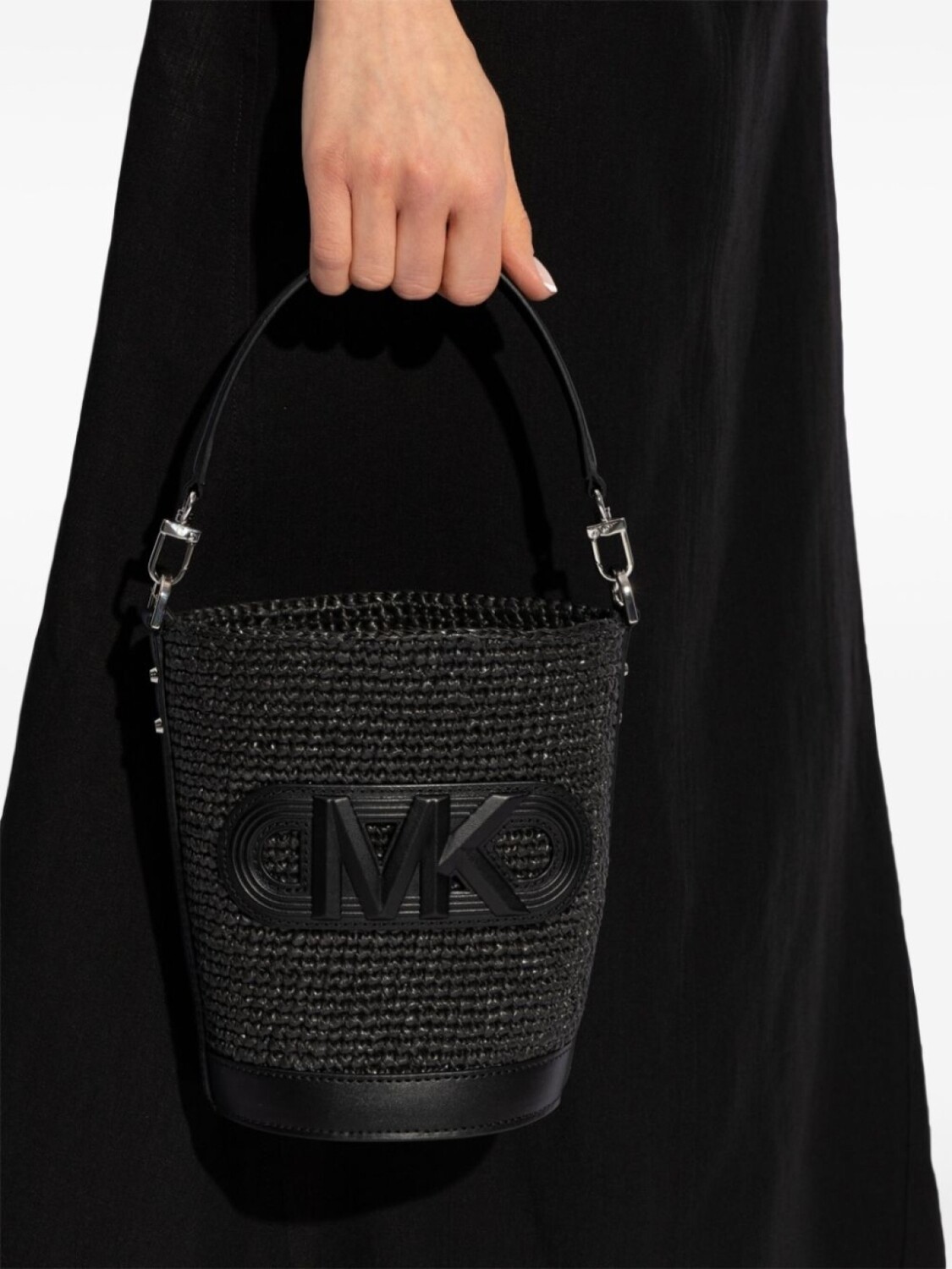 

Michael Michael Kors маленькая соломенная сумка-тоут Townsend, черный