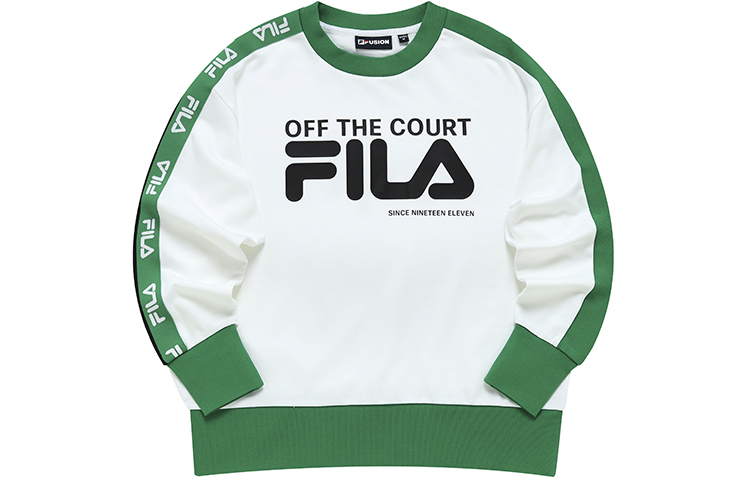 

FILA FUSION Американский свитшот женский стандартный белый