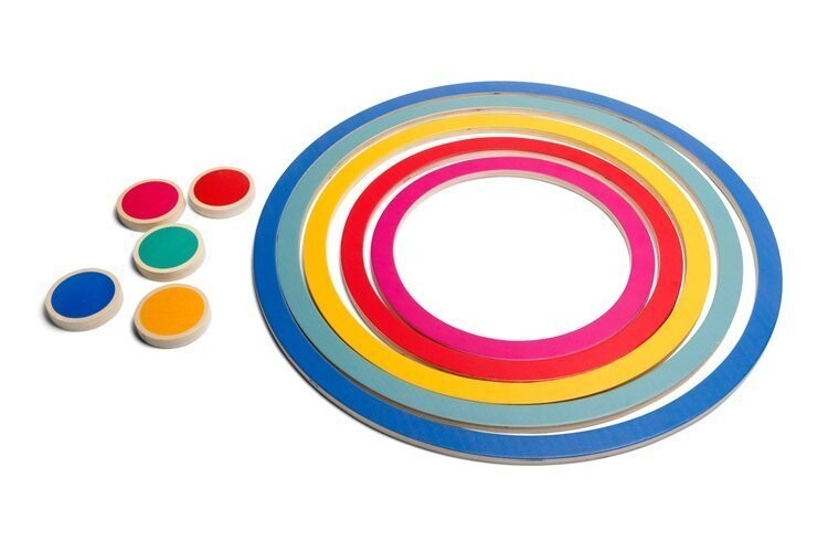 

Спортивные обручи 5 в 1, аркадная игра, BS Toys