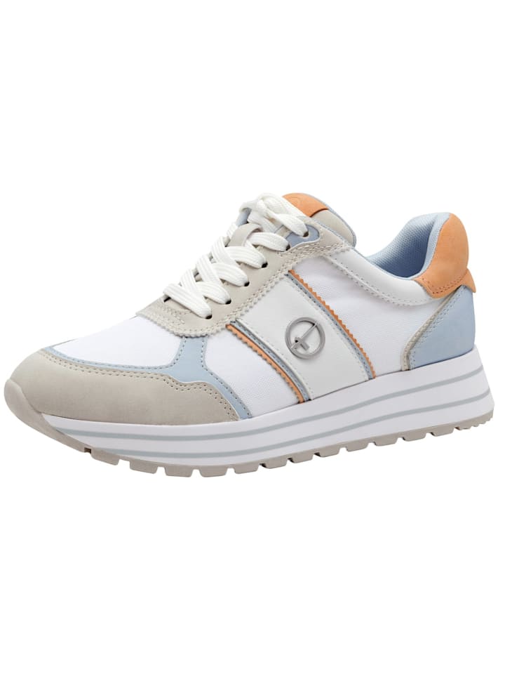 Кроссовки на шнуровке Tamaris, цвет sneaker weiß