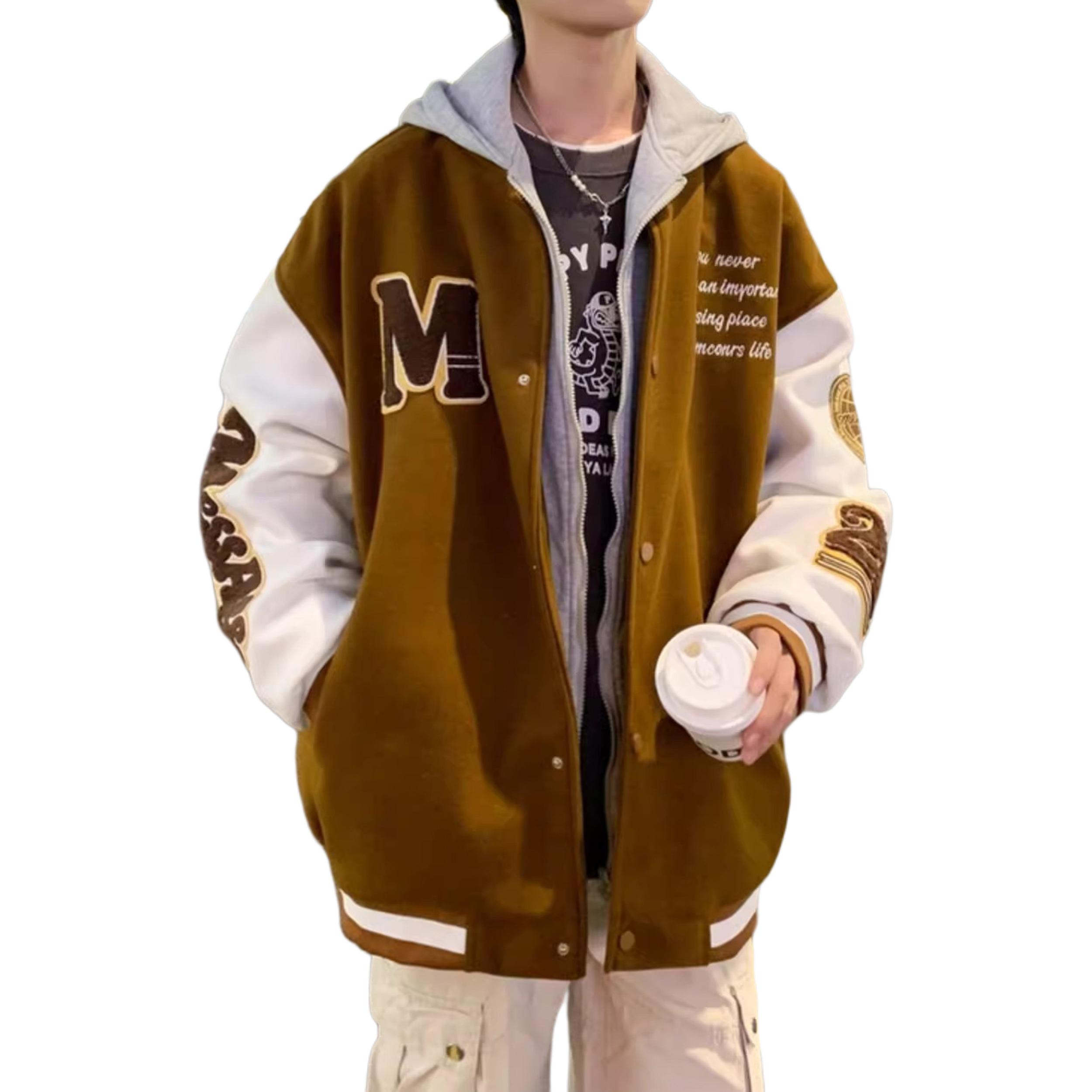 

Бейсбольная майка Unisex с воротником-стойкой, умеренный крой, двухсоставная ZIAREL, coffee