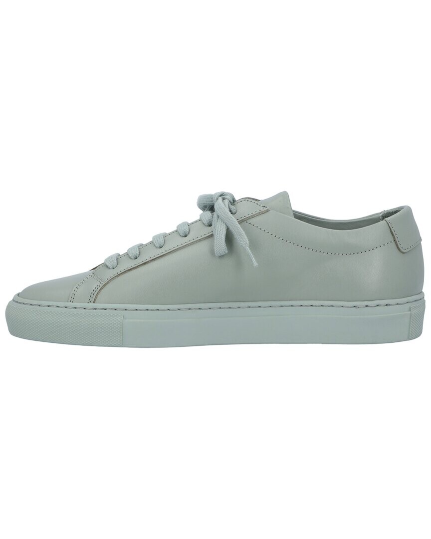 Оригинальные кожаные кроссовки Common Projects Achilles, зеленый — фото 2