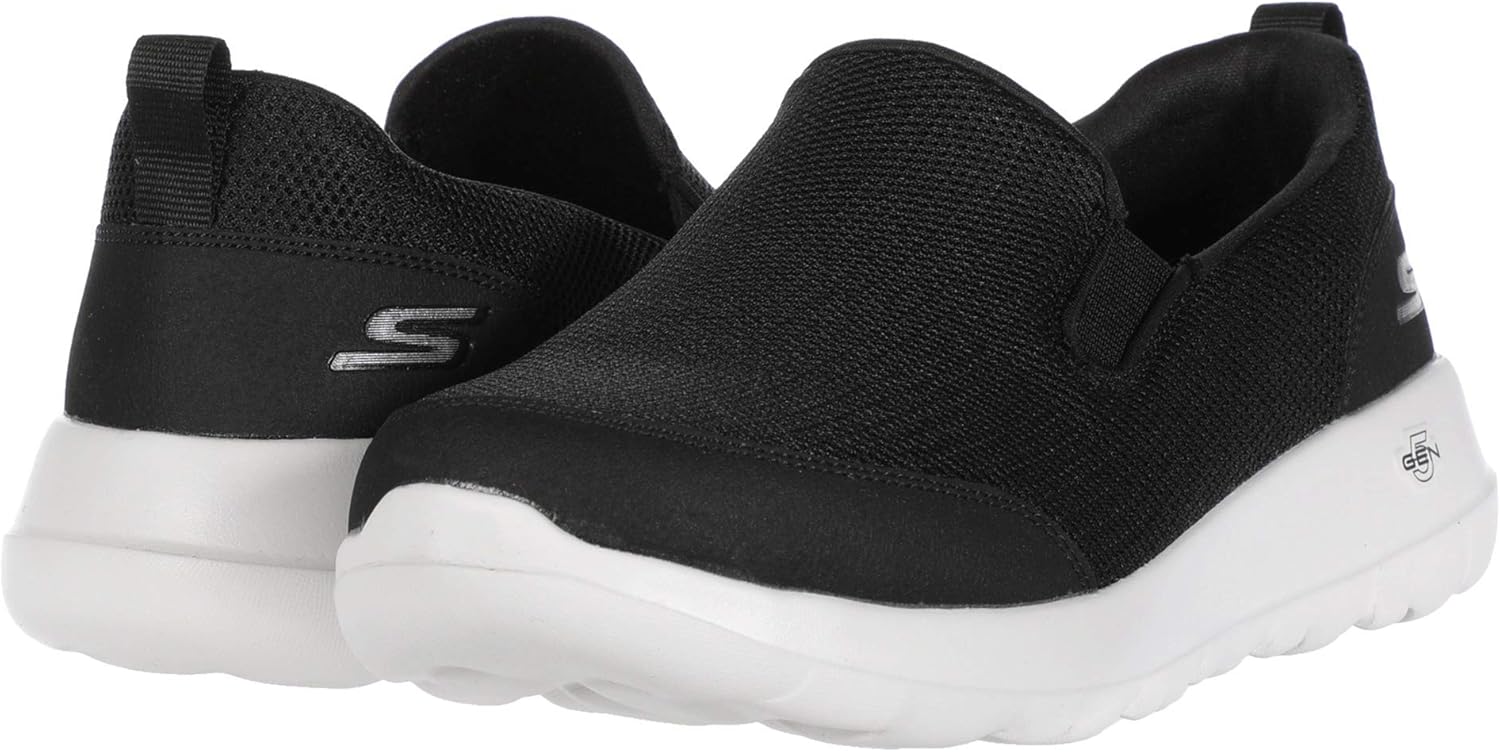 Мужские кроссовки для ходьбы Skechers Go Walk Max Clinched, белый/черный — фото 2