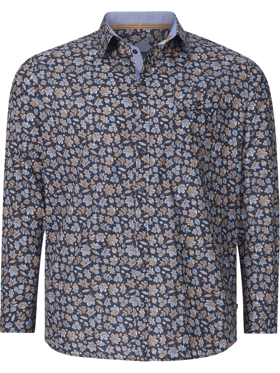 

Удобная рубашка на пуговицах Charles Colby Duke Caspiat, цвет Light blue/Dark blue