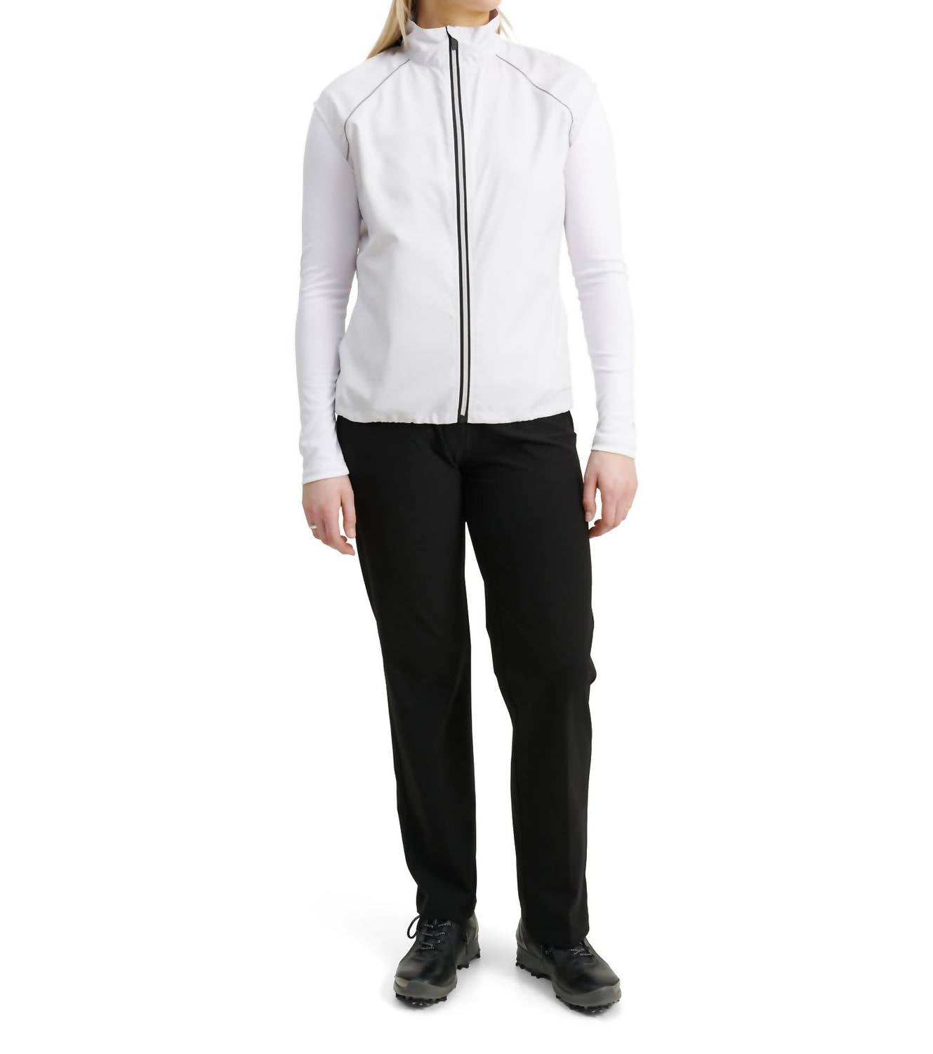 

Женский жилет Ganton Stretch Wind в цвете Stone Melange Abacus Sportswear US
