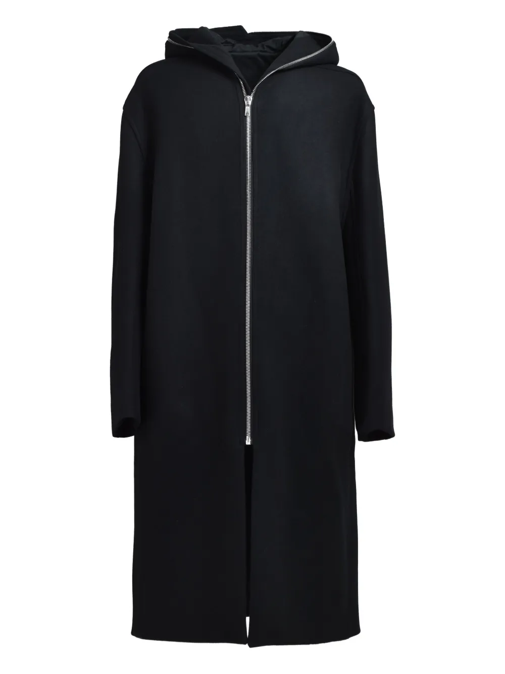 

Пальто на молнии с капюшоном Rick Owens, черный