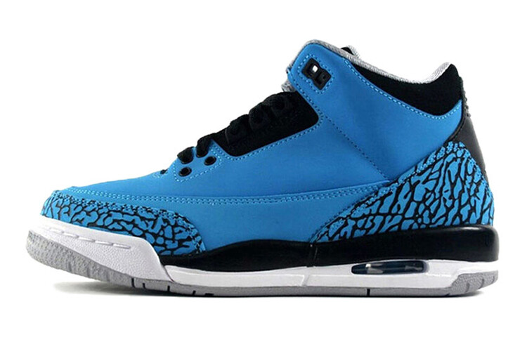 

Кроссовки Jordan Air Jordan 3 Vintage Basketball Female, синий/черный/белый