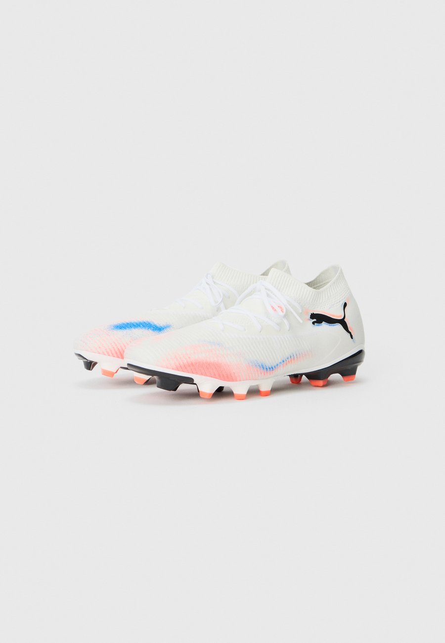 Кроссовки Puma FUTURE 8 MATCH, White/Black/Glowing Red/White — фото 2