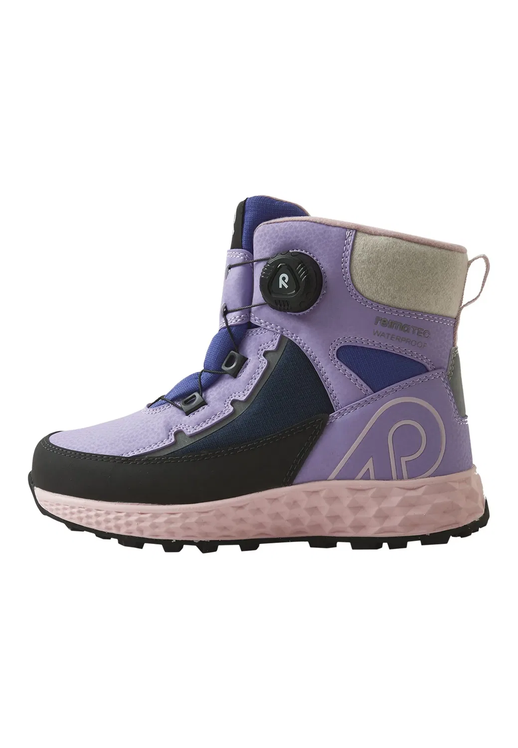 Водонепроницаемые зимние ботинки Reima Hallava Quicklock цвета Blooming Lilac