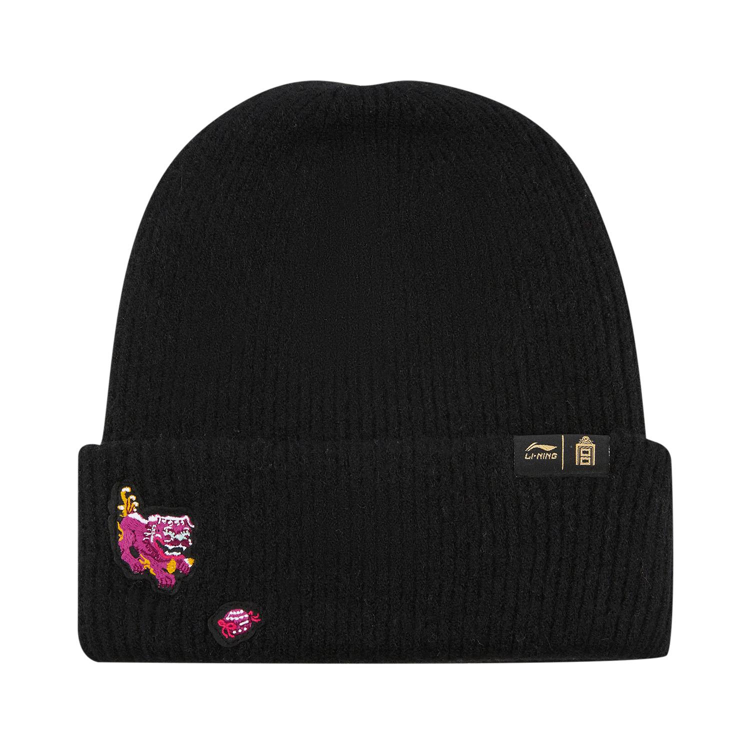 

LINING Акриловая вязаная шапка унисекс, Black