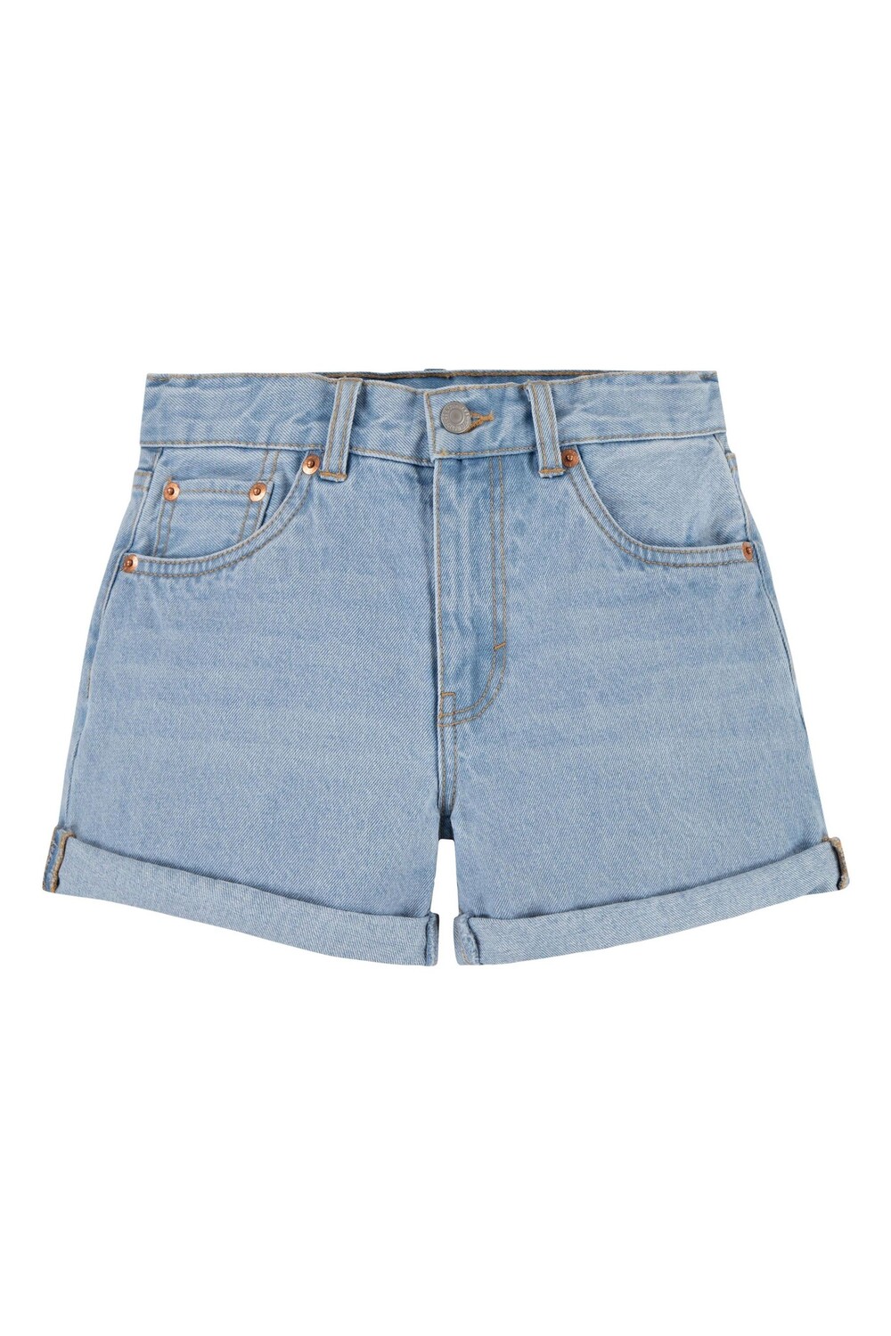 

Шорты из светлого денима Mom с отворотами Levi'S, синий