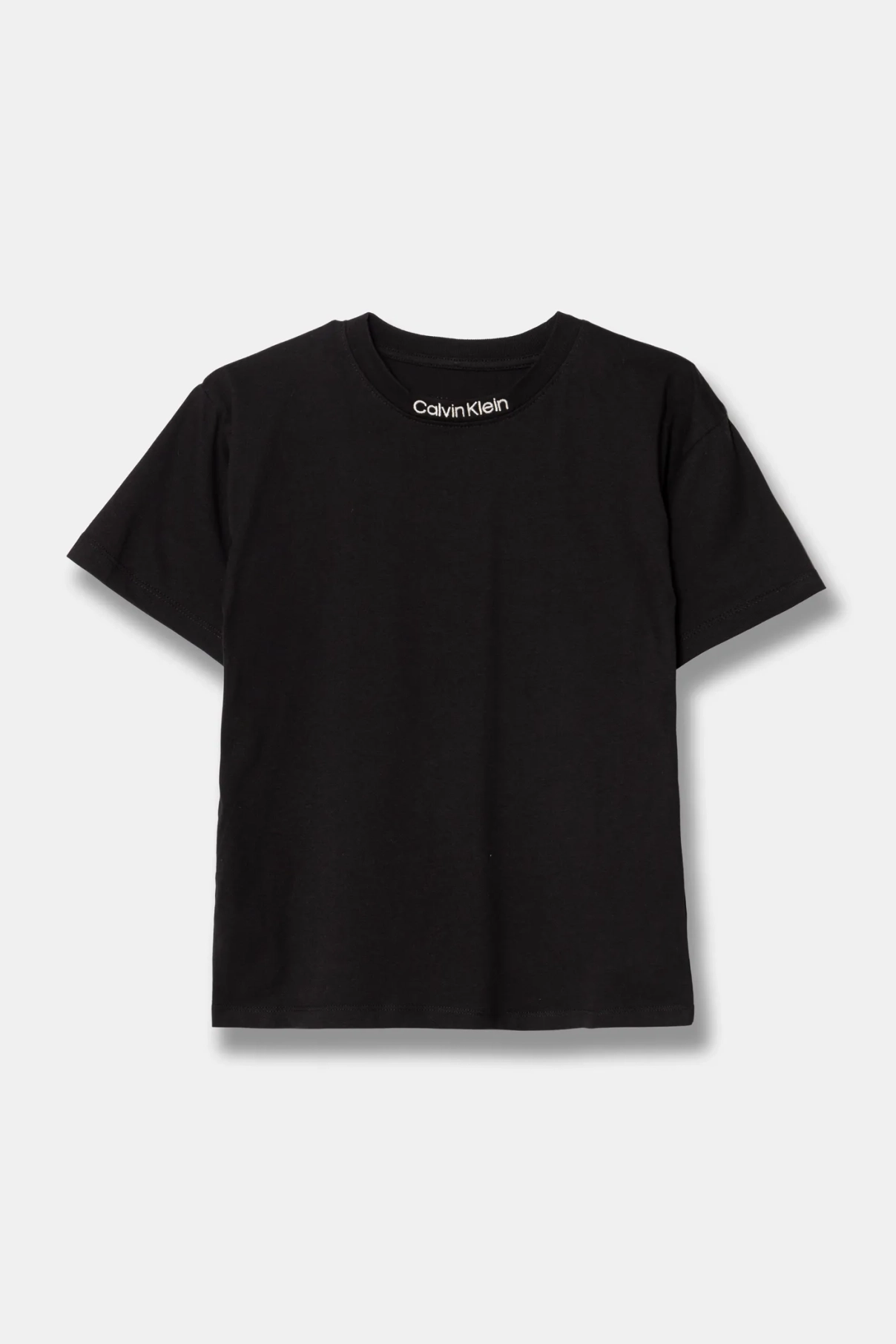 

Хлопковая футболка для детей 0 Calvin Klein Jeans, черный