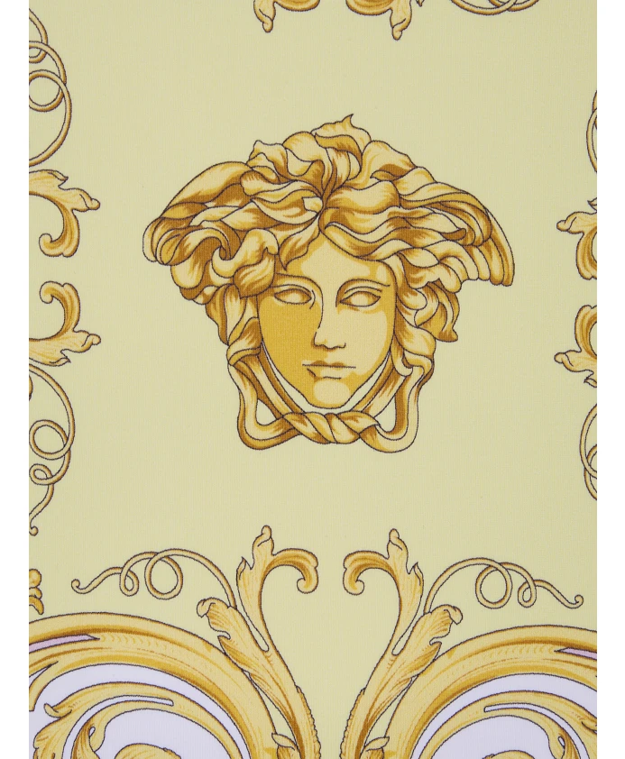 Цельный купальник с принтом Versace, мультиколор — фото 3