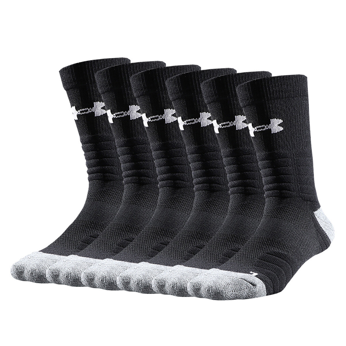 

Носки до колена унисекс Under Armour, цвет 6 Pack (Black)