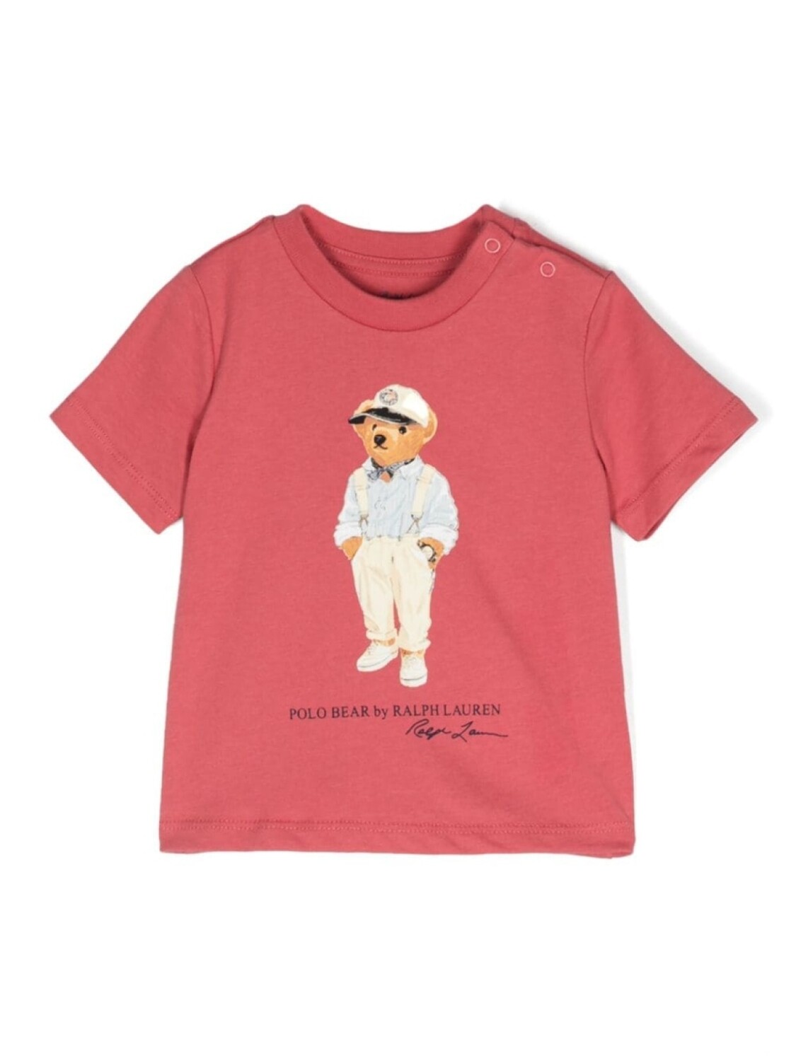

Ralph Lauren Kids футболка Polo Bear из хлопка, красный
