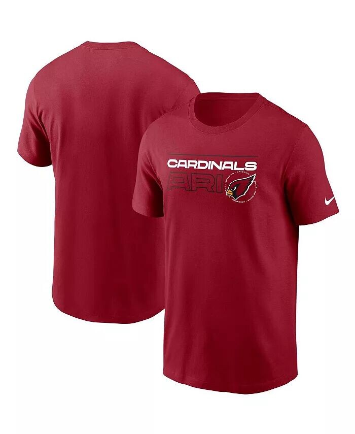 

Мужская футболка Cardinal Arizona Cardinals Broadcast Essential Nike