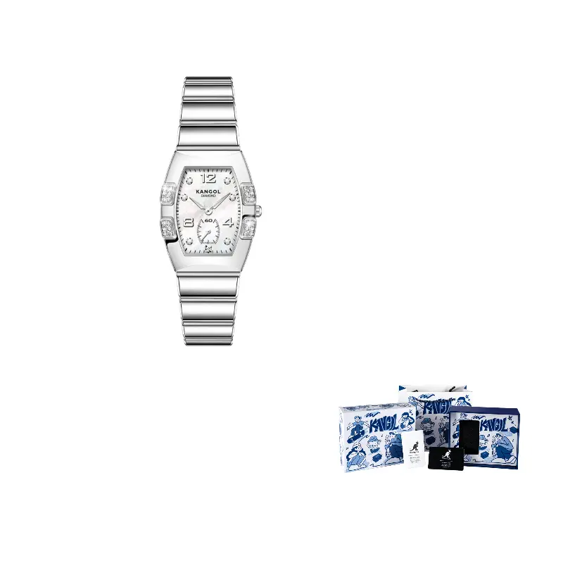 

KANGOL Классическая коллекция Constellation кварцевый механизм браслет из нержавеющей стали женские часы White Dial