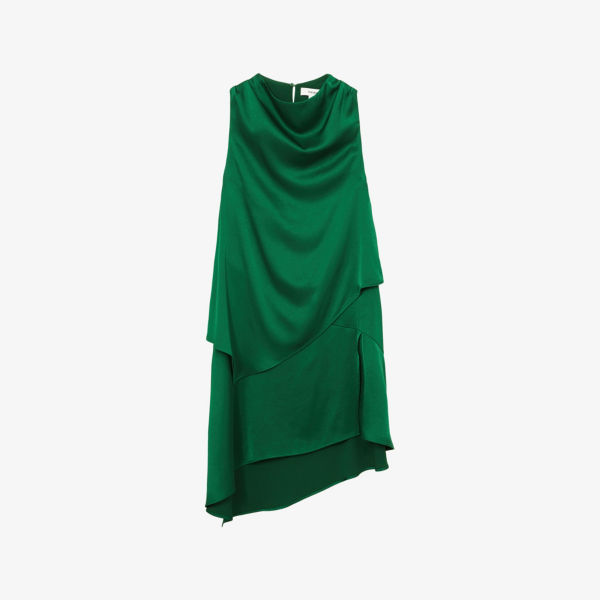 

Платье Reiss Eloise с драпированным вырезом, зеленый