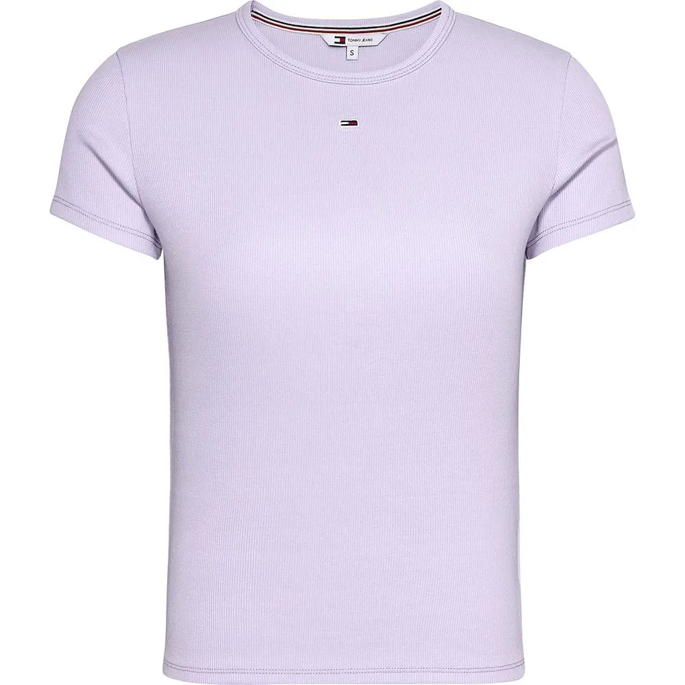 

Футболка Tommy Jeans Slim Essential Ext, фиолетовый