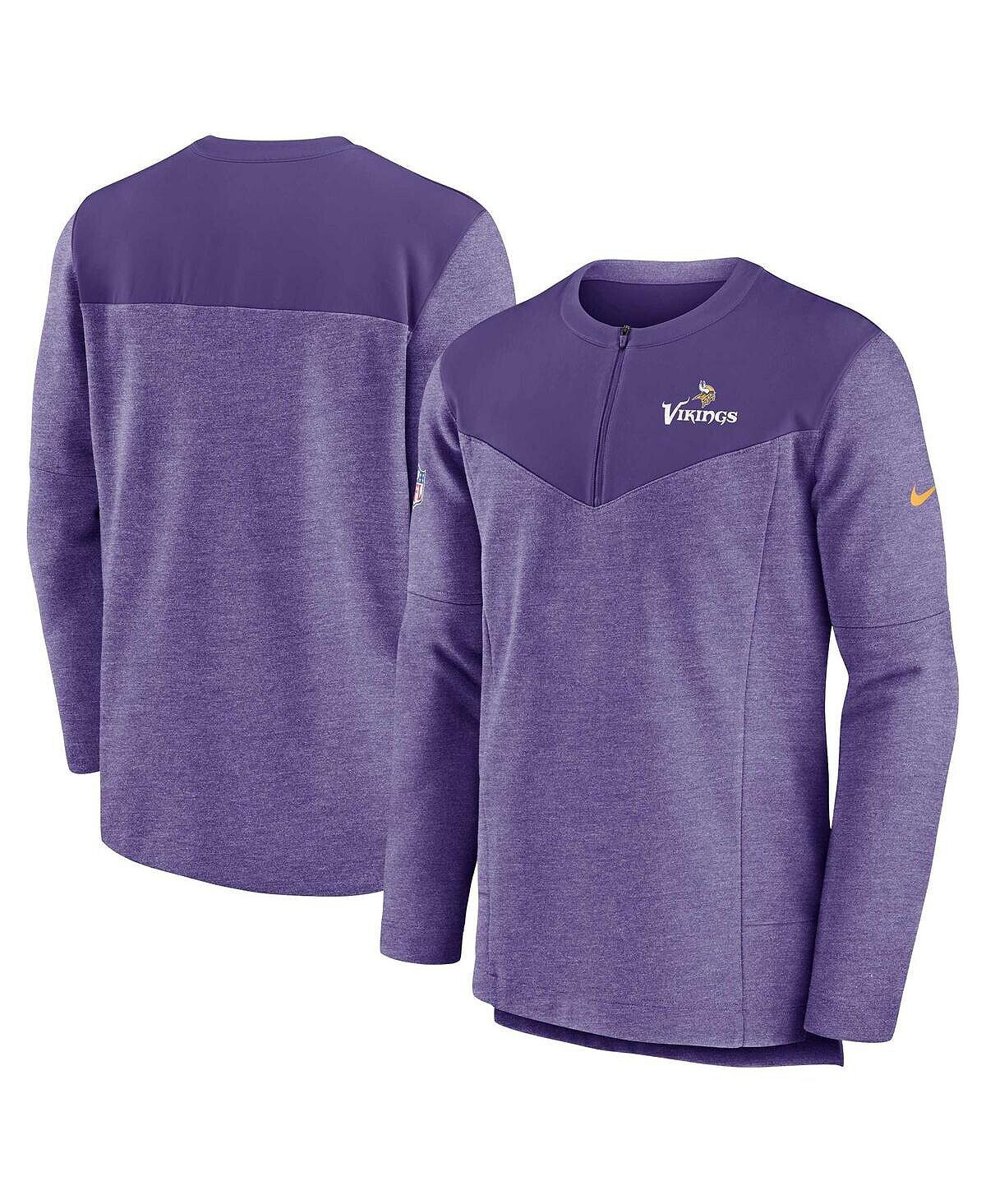 

Мужская фиолетовая футболка с молнией четверти Minnesota Vikings Sideline Lockup Performance Nike, Фиолетовый, Мужская фиолетовая футболка с молнией четверти Minnesota Vikings Sideline Lockup Performance Nike