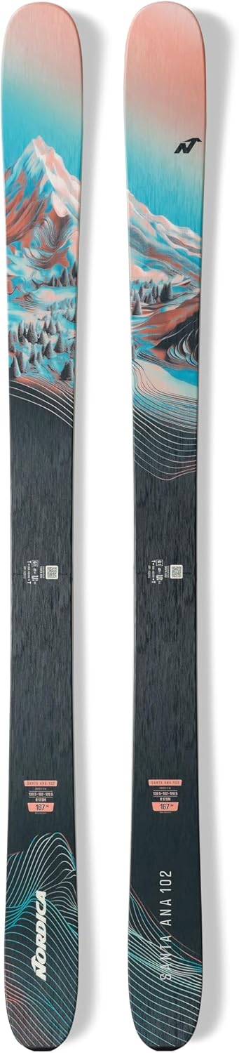 

Женские горные лыжи Nordica Santa Ana 102, Peach/Light Blue/Black, Черный, Женские горные лыжи Nordica Santa Ana 102, Peach/Light Blue/Black