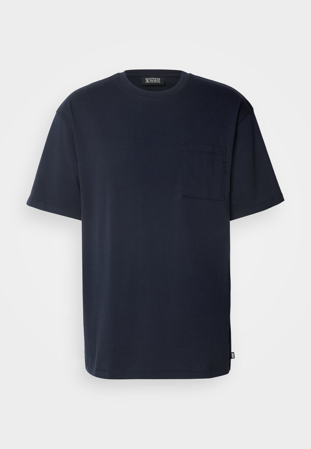 

Базовая футболка CORE 3 CROSSES LOOSE FIT POCKET Scotch & Soda, темно-синий