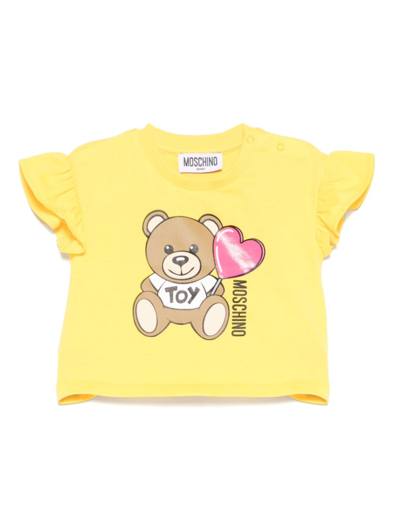 

Moschino Kids футболка Teddy Bear, желтый
