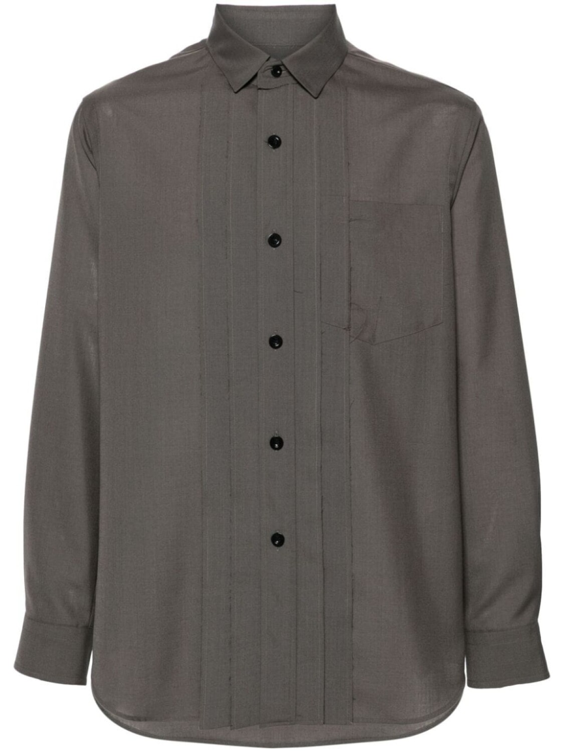 

Sacai рубашка на пуговицах, серый