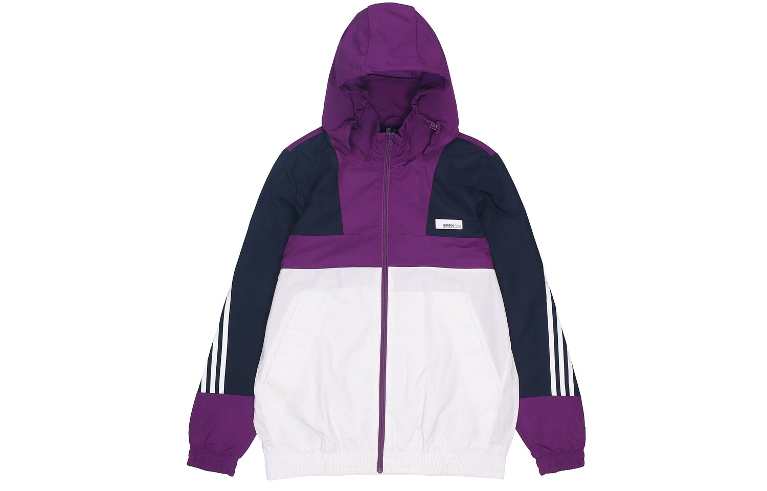 

Куртка мужская белая/фиолетовая Adidas Neo, белый/фиолетовый