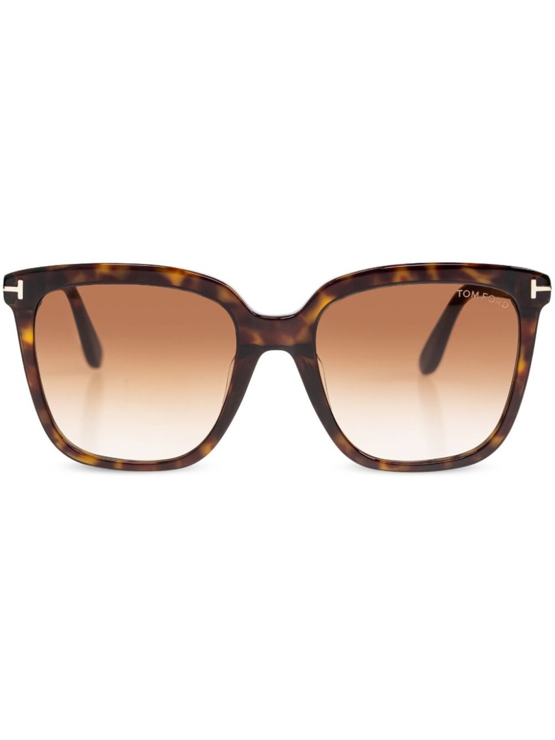 

Солнцезащитные очки TOM FORD Eyewear с Т-образным шарниром, коричневый