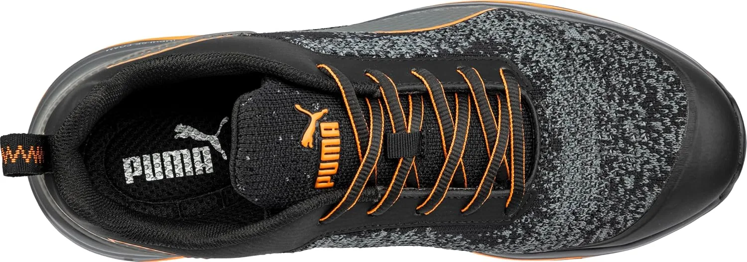 Защитные кроссовки PUMA Safety Charge Black Low, оранжевый — фото 3