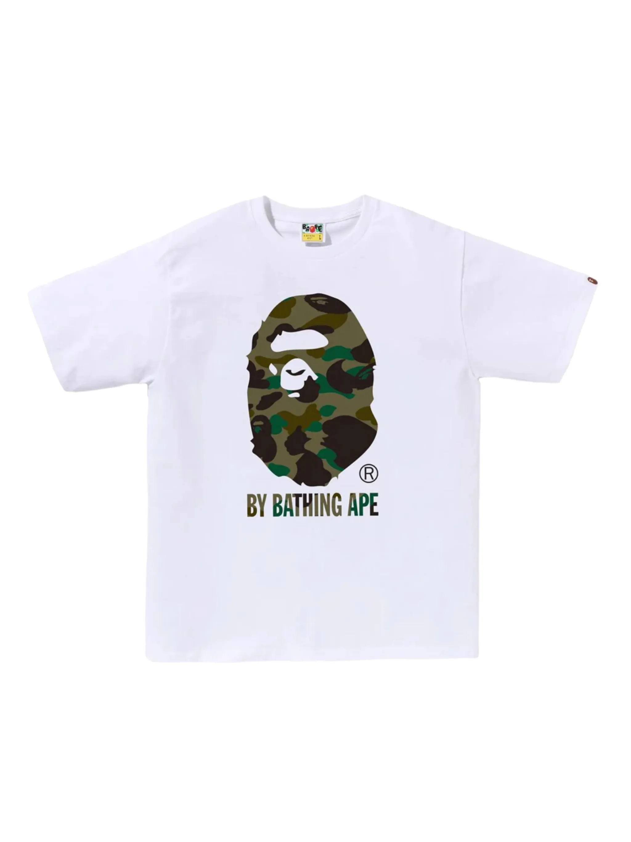 

Футболка с графичным принтом A Bathing Ape, белый