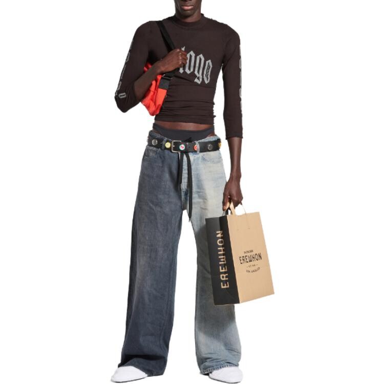 Футболка Balenciaga NoLogo, черный — фото 3