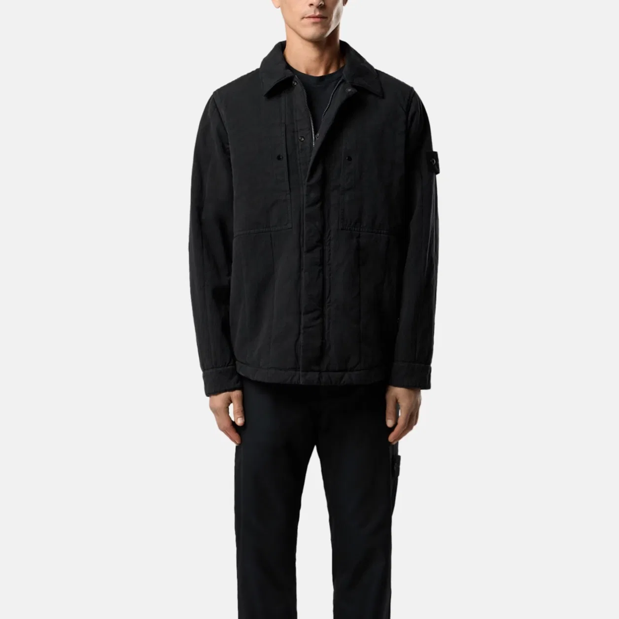 Пуховик мужской STONE ISLAND Black — фото 4