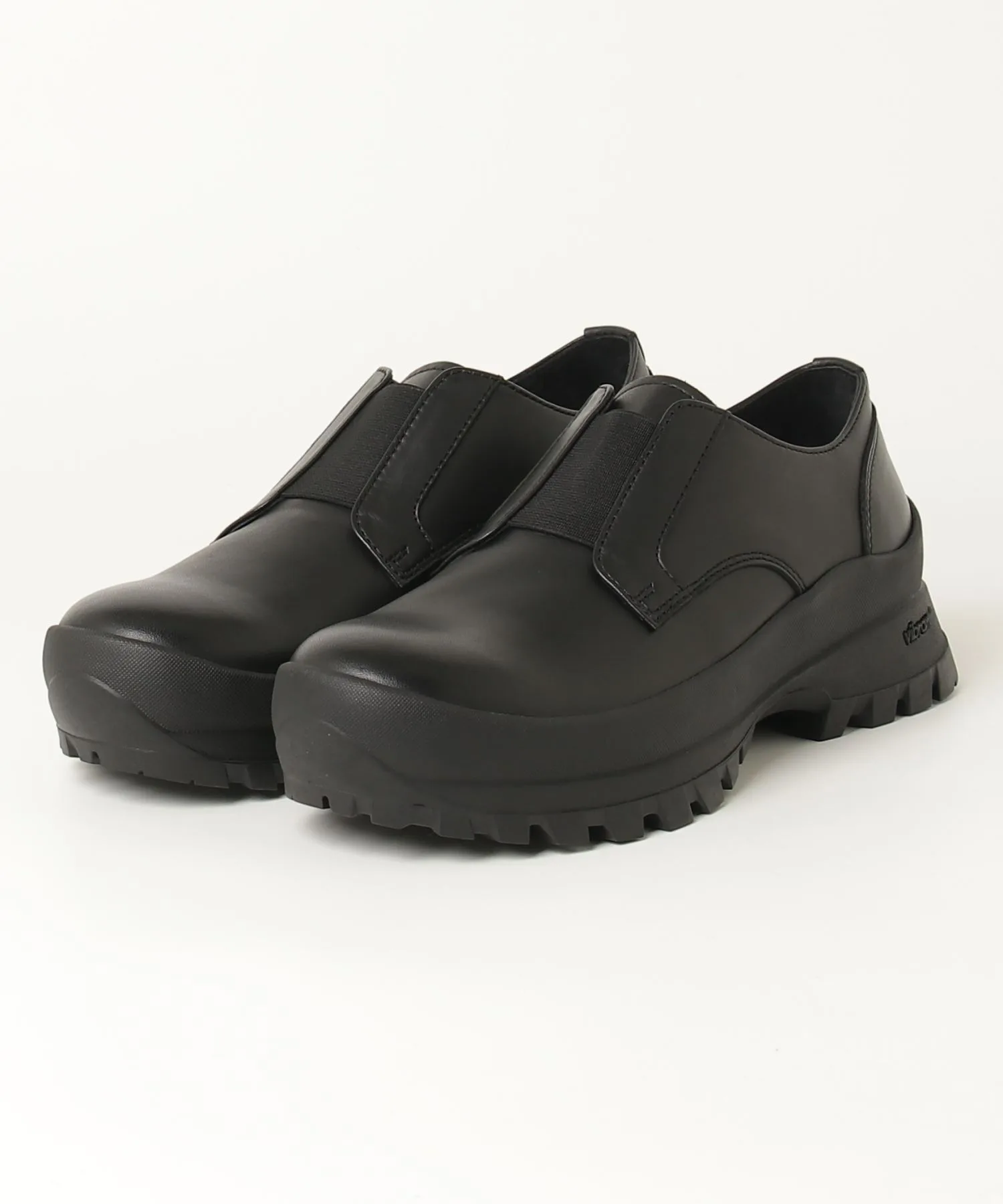 Мужские туфли PADRONE FRONT GORE с подошвой Vibram черные