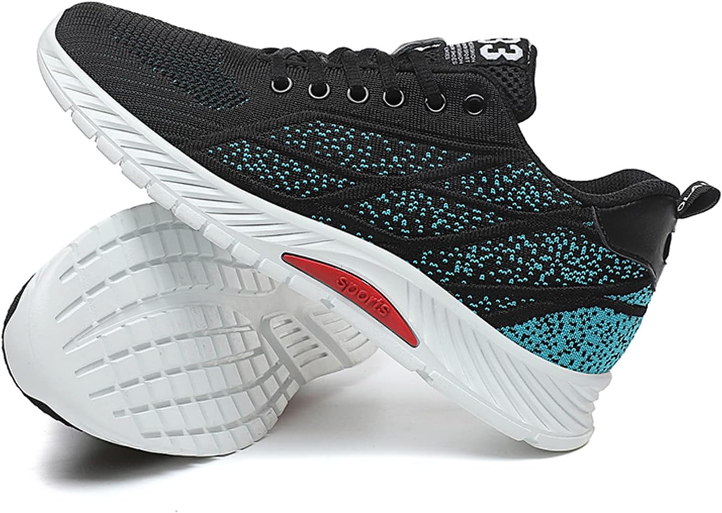 

Мужские туфли-лифтеры FLIOZY с увеличением роста на 6 см, незаметной платформой, кроссовки на шнуровке, для улицы, дышащие, повседневные, модные спортивные туфли, черный/синий