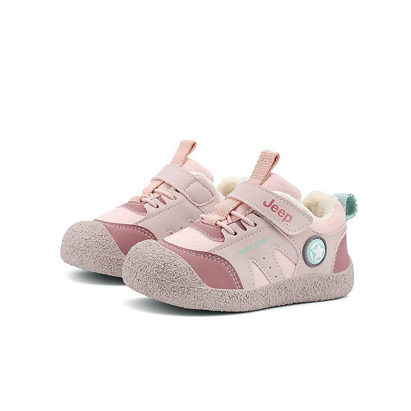 Антискользящие и износостойкие утепленные ботинки для малышей Infant And Toddler Jeep, серо-зеленый — фото 2