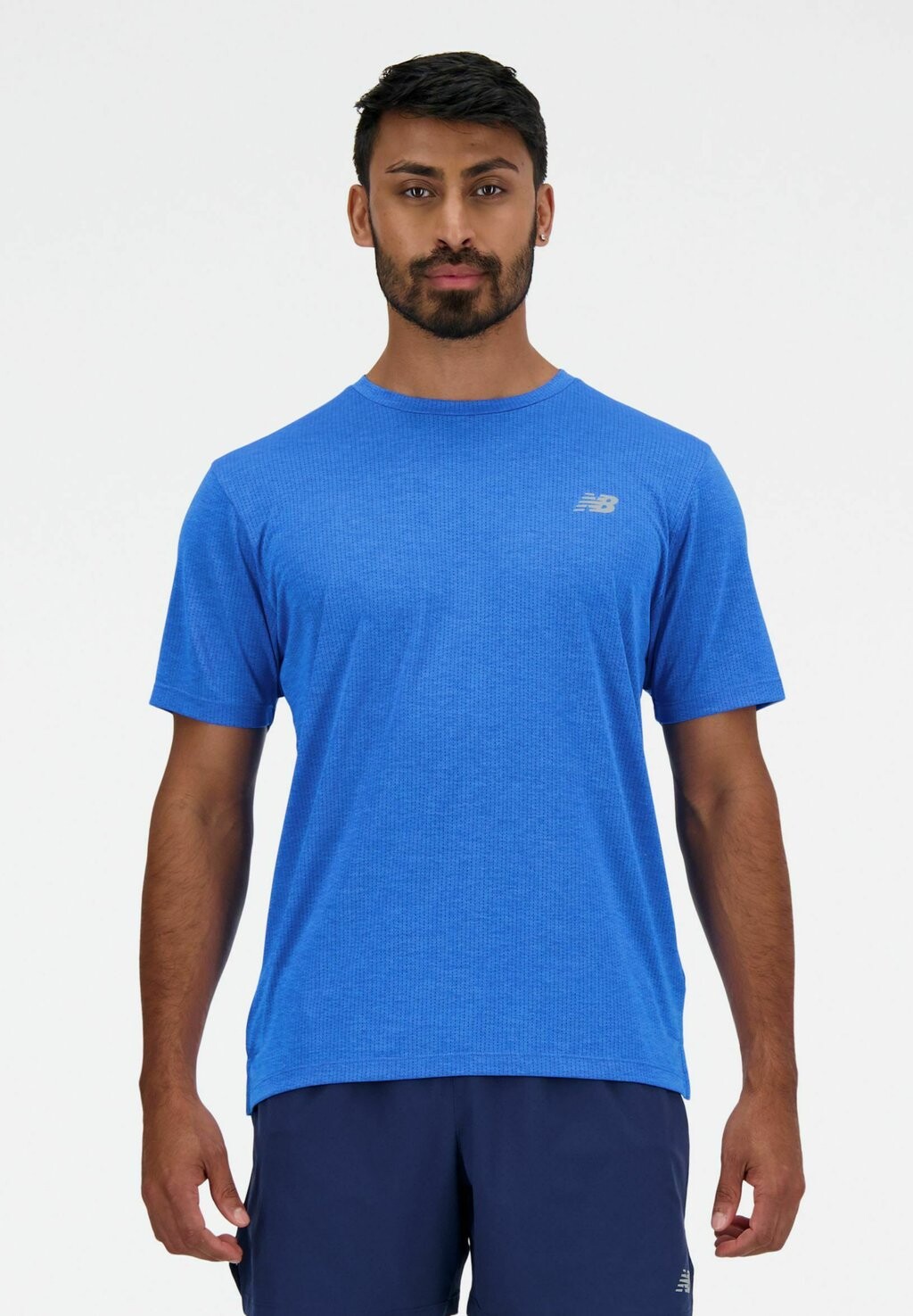 

Базовая футболка ATHLETICS RUN New Balance, цвет blue heather
